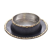 Nusnus Bakır Eritme Tabaklı Çerezlik Büyük Boy - 1