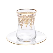Decorium Çay Takımı Kulpsuz 12 Prc Valentia Ars 719 M00719 - 1