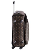 Cantaş CS Baskılı 4 Tekerlekli Orta Boy Valiz 555013 Kahverengi - 4