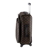 Cantaş CS Baskılı 4 Tekerlekli Kabin Valizi 555012 Kahverengi - 3