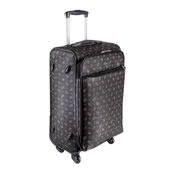 Cantaş CS Baskılı 4 Tekerlekli Kabin Valizi 555012 Siyah - 2