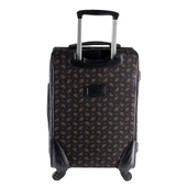 Cantaş CS Baskılı 4 Tekerlekli Kabin Valizi 555012 Siyah - 5