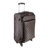 Cantaş CS Baskılı 4 Tekerlekli Kabin Valizi 555012 Kahverengi - 2