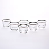Decorium Mırra Bardağı 6 Prc Karo Platın M00409 - 2