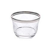 Decorium Mırra Bardağı 6 Prc Karo Platın M00409 - 1