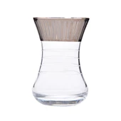 Camhare Beliz Platin 6 lı Çay Bardağı 42381 - 1
