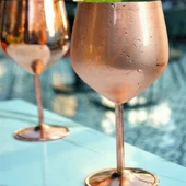Nusnus Bakır Modern Kadeh Rose Gold - 2