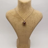 AmbeNus671 Gonca & Gümüş Sonsuzluk Kolye thumbnail 1