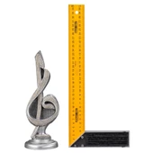 Nakkaş Zarif Elif Vav Boytu (Orta Boy  Gümüş) - 5