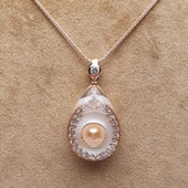 NusPearl012 İnci & Sedef Kolye - 1