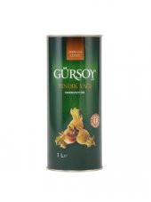 Gürsoy Rafine Fındık Yağı Metal Teneke 1 Lt X 4 Adet - 1