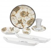 Penguen Hürrem 30 Parça Porselen Kahvaltı Takımı PNG-5000-1 - 1