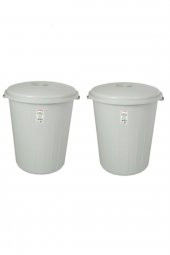 Yalçınavmglobal 35LİTRE 2ADET KAPAKLI ÇÖP KOVASI - 1