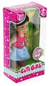 Cute Girl Sarı Balonlu Kumral Mini Bebek - 2