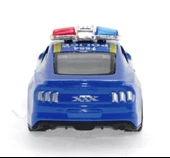 Die Cast Çek Bırak Metal Mavi Polis Arabası thumbnail 5