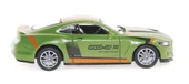 Die Cast Çek Bırak Metal Yeşil Yarış Arabası thumbnail 3