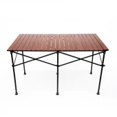 FreeCamp 8830-H5-C Katlanır Masa-KAHVERENGİ - 2