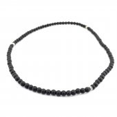 Pigado Mat Oniks Taşlı 99lu Hem Kolye Hem Bileklik Hem Tesbih - 2