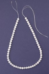 Selenit Doğal Taş Dizi 6 mm Küre Kesim thumbnail 2