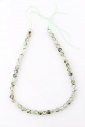 Prehnite Doğal Taş Dizi 8 mm Küre Kesim - 2