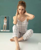 Mihra 90222 3'LÜ Kadın Şort Pijama Takım - 4