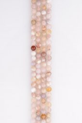 Flower Agate Doğal Taş Dizi 8 mm Küre Kesim thumbnail 1