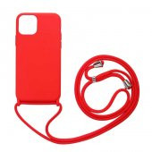 iPhone 12 Mini Kılıf Kamera Çıkıntılı Airbag Askılı Tasarım Sert Silikon - 6