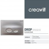 Creavit Gömme Rezervuar A. Klozet İçin+Drop Kumanda Paneli+Ara Musluk - 3