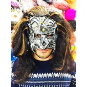 himarry Lateks Savaşçı Maskesi Terminatör Maskesi Saçlı thumbnail 2