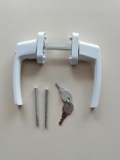 ÜSTT KİLİTL ÇİFTLİ  KOL BEYAZ  PVC DOĞR İÇİN - 1