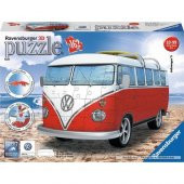 Ravensburger 3 Boyutlu Yapboz VW Volkswagon Bus Puzzle Ravensburger 3D Puzzle 162 Parça - 1