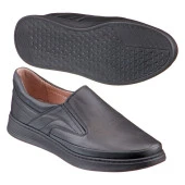 Siyah Dikiş Detaylı Erkek Ayakkabı thumbnail 2