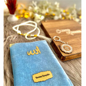 Anneler Gününe Özel Ahşap Kutulu Yasin-i Şerif - Mavi - 2