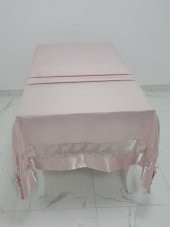 Finezza Gelin Lüx Dantelli Monoray Kumaş Pudra Masa Örtüsü 170x330 cm - 1029 - 1
