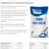 13-24-12 kükürtlü Çinkolu GÜBRE ( 50 KG ) - 2