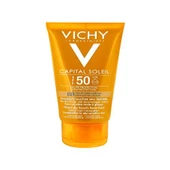 Vichy İdeal Soleil Spf50 Karma / Yağlı Ciltler Renkli Güneş Kremi 50 ml - 1