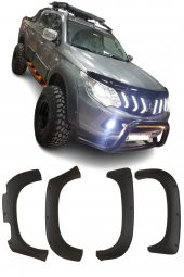 MITSUBISHI L200 2007 VE 2014 ARASI UYUMLU OFFROAD PİCKUP plastik ÇAMURLUK dodik SETİ - 2