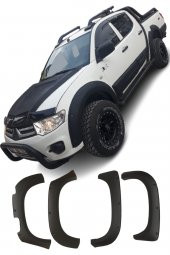 MITSUBISHI L200 2019 VE ÜZERİ UYUMLU OFFROAD PİCKUP plastik ÇAMURLUK dodik SETİ - 2