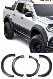 MERCEDES X CLASS 4.5 CM UYUMLU OFFROAD PİCKUP plastik ÇAMURLUK dodik SETİ - 2