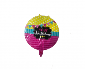 FOLYO BALON HAPPY BİRTHDAY RENKLİ 18 DÜ 15 - 1