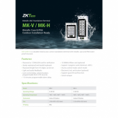 ZKTeco MK-H-ID Şifre, Kart Okuyucu Bağımsız   Terminal (AC) - 4