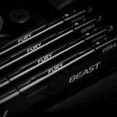 KINGSTON KF436C17BB/8 8Gb DDR4 3600Mhz, CL17, FURY BEAST, Desktop Gaming RAM - 3
