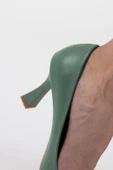 Yeşil Stiletto Kadeh Topuklu Ayakkabı - Kanger thumbnail 3