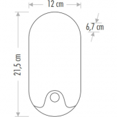 CATA CT-7093 12W SIVA ÜSTÜ LED ARMATÜR SENSÖRLÜ ( 4000K ) - 2