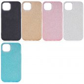 iPhone 13 Mini Kılıf Simli Renkli Silikon - 2
