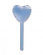 ŞEKER KUTUSU KALP MAVİ PLASTİK 10LU - 1