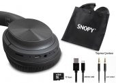 Snopy SN-BT30 CANTO Gri/siyah TF Kart Özellikli Bluetooth Kulaklık - 5
