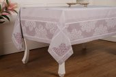 Finezza Viyana Lüx Jakar Kumaş Mor Masa Örtüsü  Dikdörtgen 160x220 cm - 1040 - 2