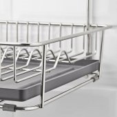 Askılı Bulaşık Sepeti IKEA Bulaşıklık Sepeti -Asılır Sepet MeridyenDukkan Çelik Koyu Gri Bulaşıklık - 2
