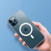 Apple iPhone 13 Mini Kılıf Tacsafe Wireless Kablosuz Şarj Silikon - 7